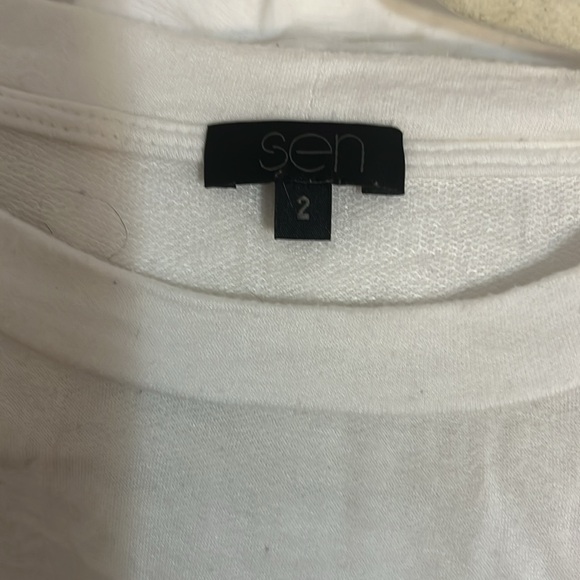 Long Sleeve White Tee - Picture 3 of 4